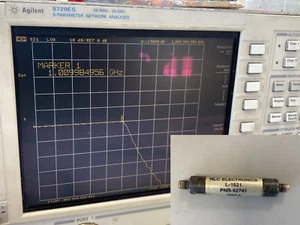 FILTRO PASO BAJO 1 GHz PÉRDIDA 0 db L-1621 - Imagen 1 de 3