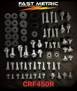 PLASTICS & BODY BOLT KIT HONDA CRF450R 90pc - Foto 1 di 3