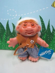 1986 HIPPY - 5" DAM Troll Puppe - NEU MIT HÄNGEETIKETT - NEUER LADENBESTAND - SELTEN - Bild 1 von 6