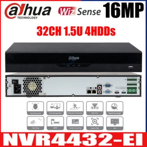 Dahua NVR NVR4432-EI 16MP 32 Kanal 1.5U 4HDDs WizSense Netzwerk Video Rekorder - Picture 1 of 7