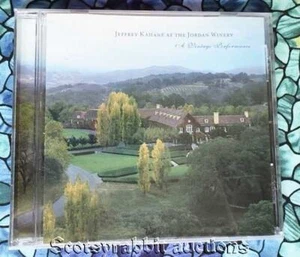 JEFFREY KAHANE at the JORDAN WINERY Factory Sealed Music CD Vintage Performance - Picture 1 of 2
