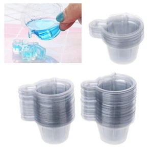 100X 40ML Plastic Disposable Cups Dispenser For DIY Epoxy Resin Jewelry M.l8 - Picture 1 of 12