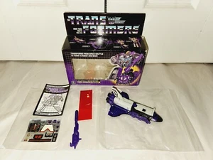 Transformers G1 Astrotrain Triple Changer 1985 USED WITH BOX INSTRUCTIONS DECALS - Picture 1 of 12