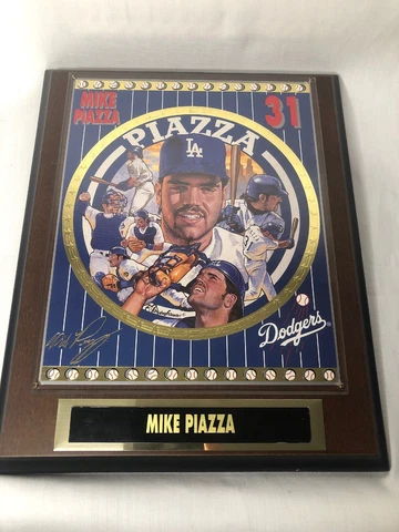 MIKE PIAZZA METS Limited Edition Sports Impressions Superstar Collectors Plaque Cover