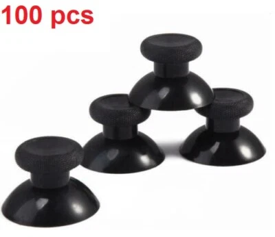 100 Pcs Black Thumbsticks Analog Sticks Rocker Cap for Xbox one Controller NEW - Image 1 of 4