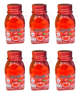 6 x 22 G Playmore Cooling Apple Menthol Fresh Breath Candy Thailand Sugar Free - Picture 1 of 6