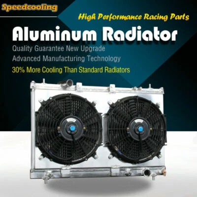 Radiador de aluminio 2363 + cubierta de ventilador para Dodge Neon Chrysler y Plymouth Neon 00-04 Foto 1 de 4