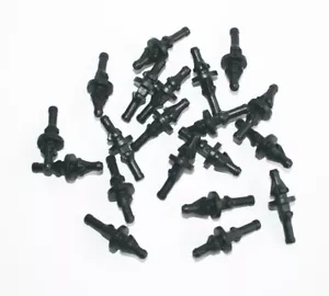 20x Ammortizzatore Vibrazioni Ventola-Disaccoppiatore Assorbitore Tampone Gomma Nero Case PC - Foto 1 di 2