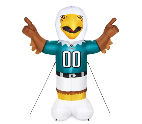 PHILADELPHIA EAGLES INFLATABLE MASCOT NFL 7 FEET TALL LED AIR BLOWN YARD DECOR Cover