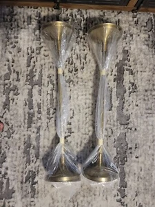Two Rejuvenation Eastmorland Pendant Fixtures 6 inch Globe Fit Old Brass Finish - Picture 1 of 6