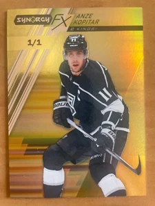 2020-21 UD Synergy ANZE KOPITAR Fx GOLD  1/1 - Picture 1 of 2