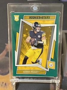 2022 Rookies & Stars Kenny Pickett Green Parallel RC & Rookie Rush - Steelers - Picture 1 of 20