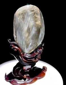 3.98LB Top Natural Blue Fire Quartz Crystal Mineral Specimen Reiki healing - Picture 1 of 9