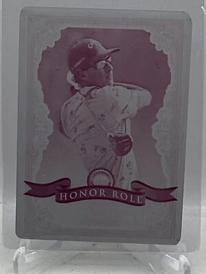 2024 Upper Deck Golf HR-8 Magenta Printing Plate Dylan Frittelli - Image 1 of 2