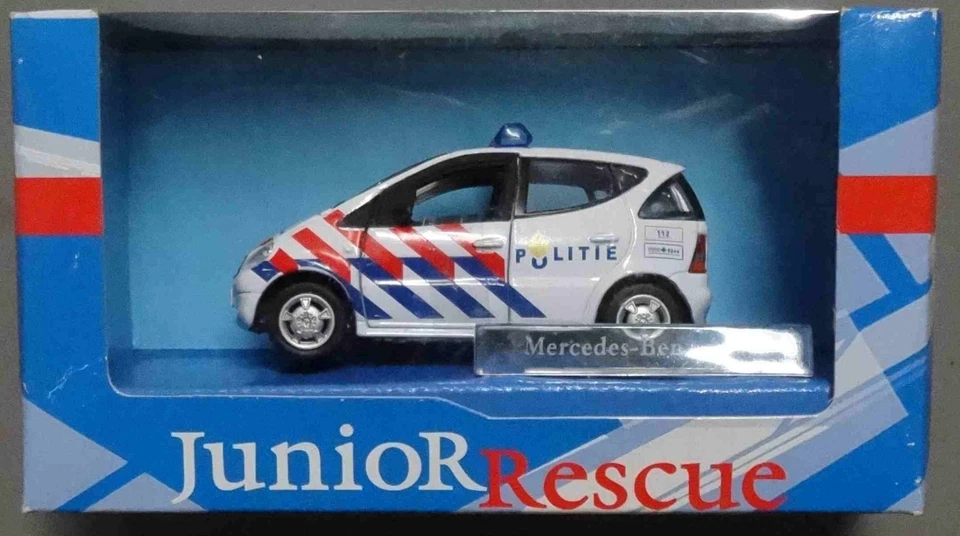MERCEDES A140 POLITIE NL CARARAMA 1/43 POLICE PAYS BAS HOLLAND BENZ JUNIOR - Photo 1/1