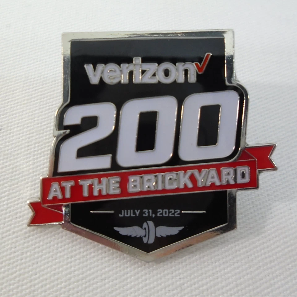 2021 2022 2023 Verizon Brickyard 200 Collector Event Lapel Pin Sold Individually - Image 1 of 1