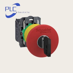 NEW Schneider XB5AS9442  Red Key Reset Emergency Stop Button Switch 1NC - Picture 1 of 3