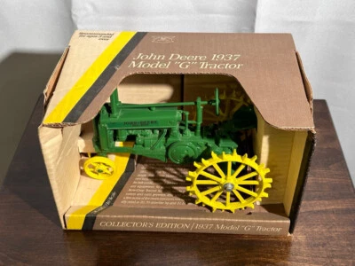JOHN DEERE 1/16 COLLECTORS EDITION 1937 MODEL G TRACTOR #548 ERTL NIB - Image 1 of 4