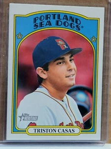 Triston Casas 2021 Topps Heritage Minors SP #211 Red Sox - Picture 1 of 2