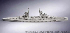 Conte di Cavour - Italian Navy - Pre Dreadnought Era - Wargaming - Axis and Alli - Picture 1 of 5