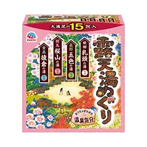 Earth Japanese Bath Salt Bath Tour 30g x 15bags - Picture 1 of 10