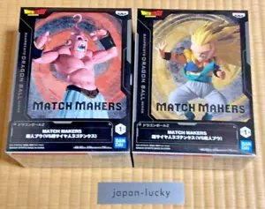 Dragon Ball Z Figure Super Saiyan 3 Gotenks VS Majin Bu Set Match Makers DBZ - Foto 1 di 4