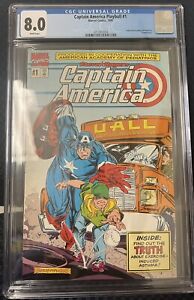 Rare Captain America Playball #1 Graded 8.0 1995 Marvel comics Promotional Give