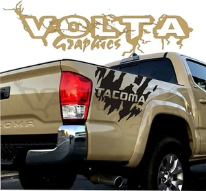 2x calcomanías de vinilo traseras para camioneta Toyota Tacoma 2004-2024 - gráficos contra salpicaduras - Imagen 1 de 1