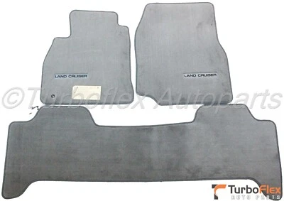 Juego de 3 alfombrillas grises Toyota Land Cruiser 2003-2007 PT206-60032-11  Foto 1 de 4