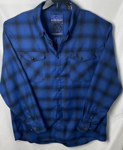 Dixxon Flannel Mens Pennywise Long Sleeve Plaid Pearl Snap 3XL - Picture 1 of 7