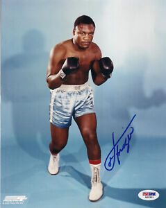 Joe Frazier Signed Color 8x10 Boxing Photo-PSA/DNA COA 1970s Hvwt Boxer Champ