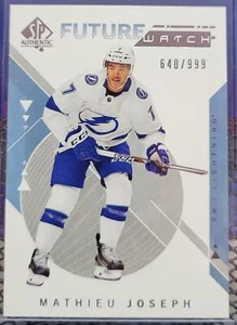 Mathieu Joseph 18/19 UD SP Authentic Future Watch Rookie #209 - Picture 1 of 1