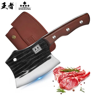 Enoking Chef Bone Cutting Knife Butcher Viking Meat Cleaver Chopping Boning Axe