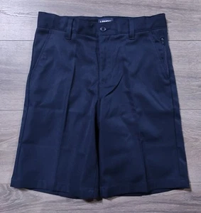 Lands End Shorts Girls Size 12 Blue Navy Active Adjustable School Uniform Kids - Picture 1 of 9
