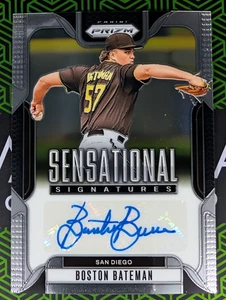 Boston Bateman 2025 Panini Prizm Baseball Sensational Signatures Base Auto - Picture 1 of 2