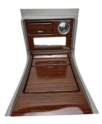 Cenicero portavasos Cadillac Escalade 2003-2006 grano de madera/estaño Foto 1 de 4