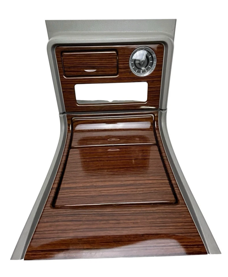 Cenicero portavasos Cadillac Escalade 2003-2006 grano de madera/estaño Foto 1 de 4