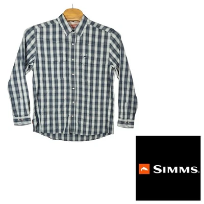 Simms Casual Button Up Shirt Mens Large Gorpcore Outdoors Boating Lake Camping - Image 1 of 4