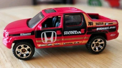 Matchbox Honda Ridgeline RACING TEAM 1:69 rojo MB705 1:69 2006 ¡Mattel usado en excelente estado! Foto 1 de 4
