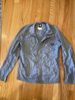 G-STAR Chaqueta Motociclista Gris Militar Johnson Sobrecamisa Nylon L Hombres Foto 1 de 4