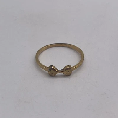 Винтажное золотистое кольцо Avon Hearts размер 11 - Изображение 1 из 4