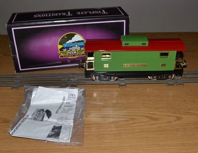 MTH NEW Tinplate Traditions No. 217 NYC Green/Red Caboose Standard # 10-1055 - Image 1 of 4