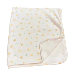 Child of Mine by Carter's Frog Duck Baby Blanket Cotton Green Yellow Quack Sun - Picture 1 of 8