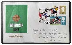 Großbritannien - 1966 - Fußball-WM auf FDC - Bild 1 von 2