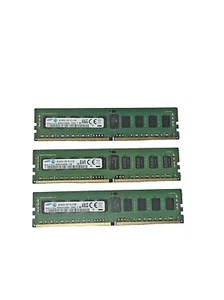 24GB Samsung (3x8GB) M393A1G40DB0-CPB PC4-2133P 1Rx4 RDIMM Reg. ECC Server RAM - Bild 1 von 2
