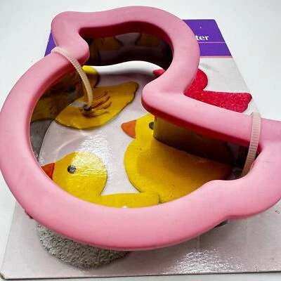 Cortador de galletas Wilton Comfort Grip PINK DUCK CHICK Pascua Primavera Baby shower molde Foto 1 de 4