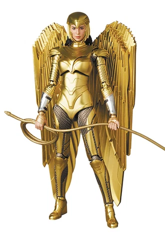 Medicom Wonder Woman 1984 - Wonder Woman Golden Armor MAFEX Action Figure Cover