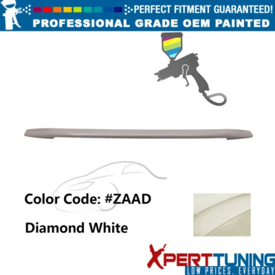 Fits 13-19 Ford Taurus Sedan OE Style #ZAAD Diamond White Rear Trunk Spoiler ABS Foto 1 de 4