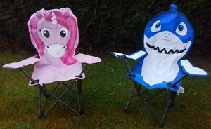 Regatta Animal Pattern Kids Lightweight Steel Folding Camping Chair FREE GIFT - Picture 1 of 5