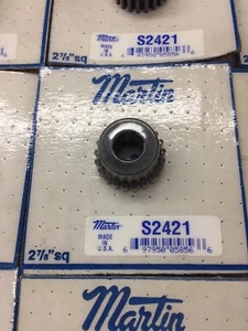 MARTIN GEAR S2421 STIRNRAD 24 TEILUNG 21 ZÄHNE 3/8 ZOLL BOHRUNG DREHMASCHINE ETC. - Bild 1 von 15